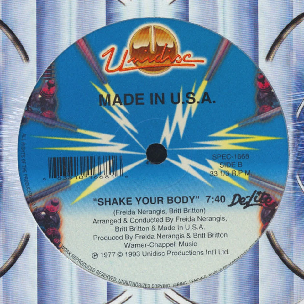 Made In U.S.A. - Melodies / Shake Your Body