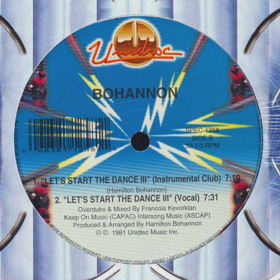 Bohannon - Lets Start II Dance Again