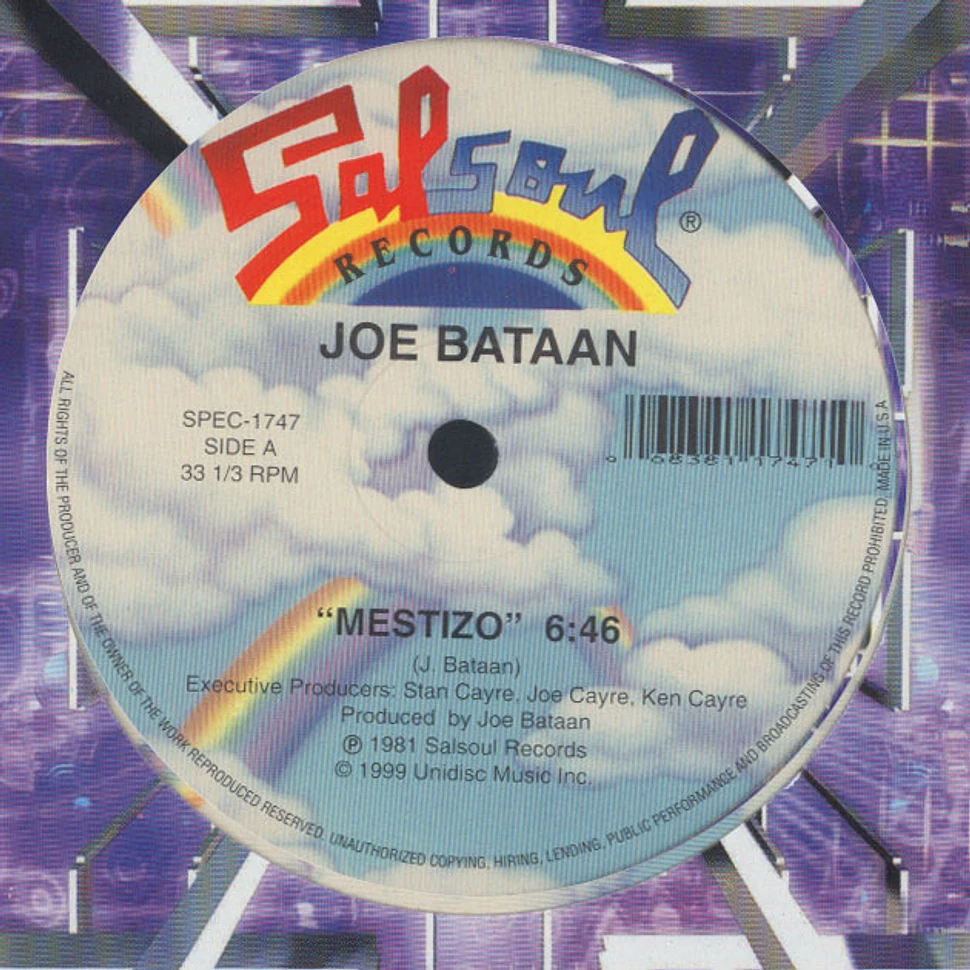 Joe Bataan - Rap-O Clap-O / In The Bottle / Mestizo
