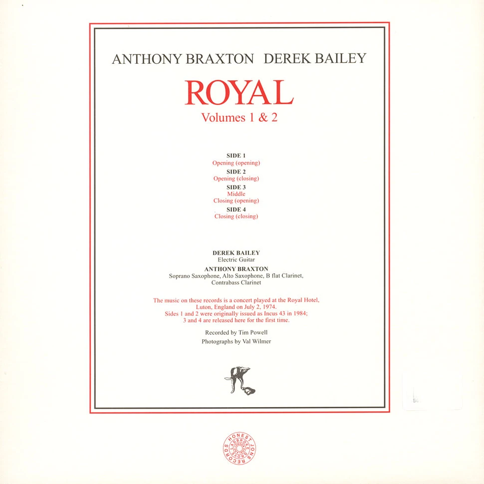Anthony Braxton & Derek Bailey - Royal