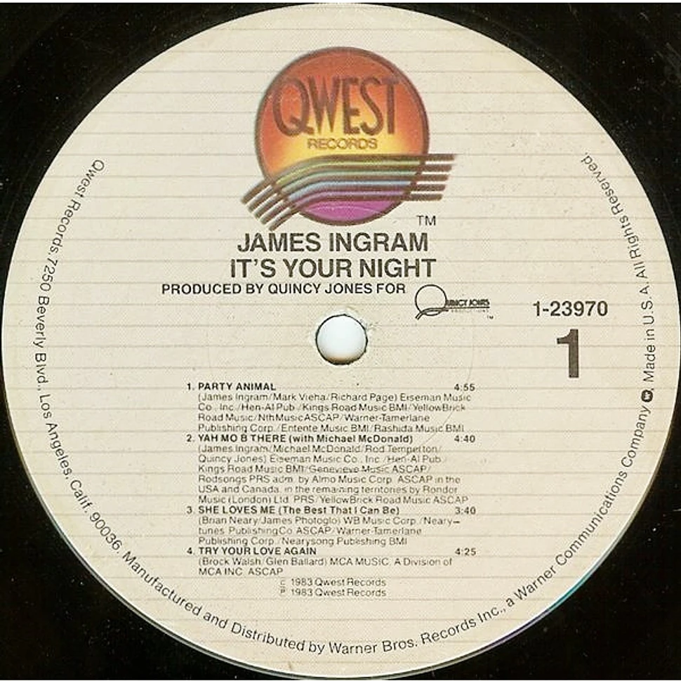 James Ingram - It's Your Night