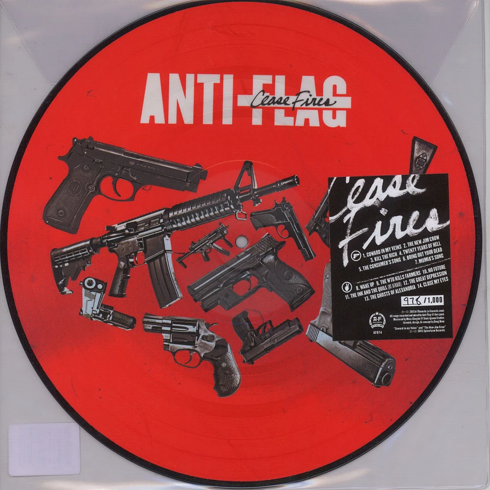 Anti-Flag - Cease Fires Picture Disc Edition