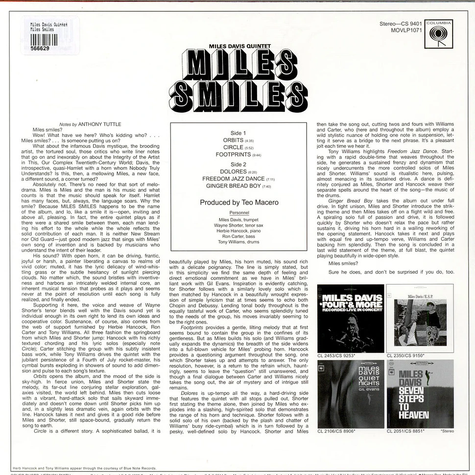 The Miles Davis Quintet - Miles Smiles