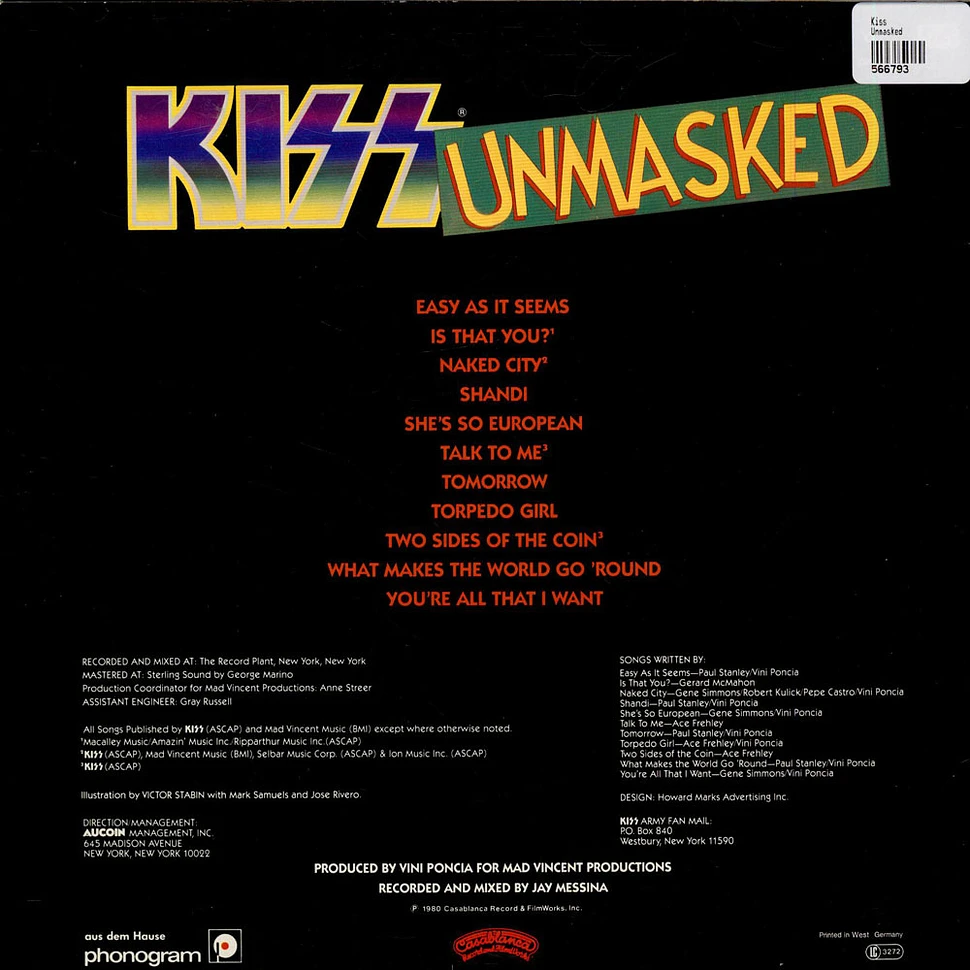 Kiss - Unmasked