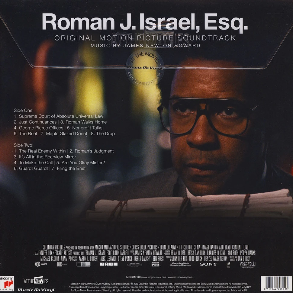 James Newton Howard - OST Roman J. Israel, Esq.