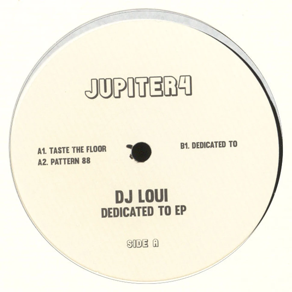 DJ Loui - Dedicated To EP