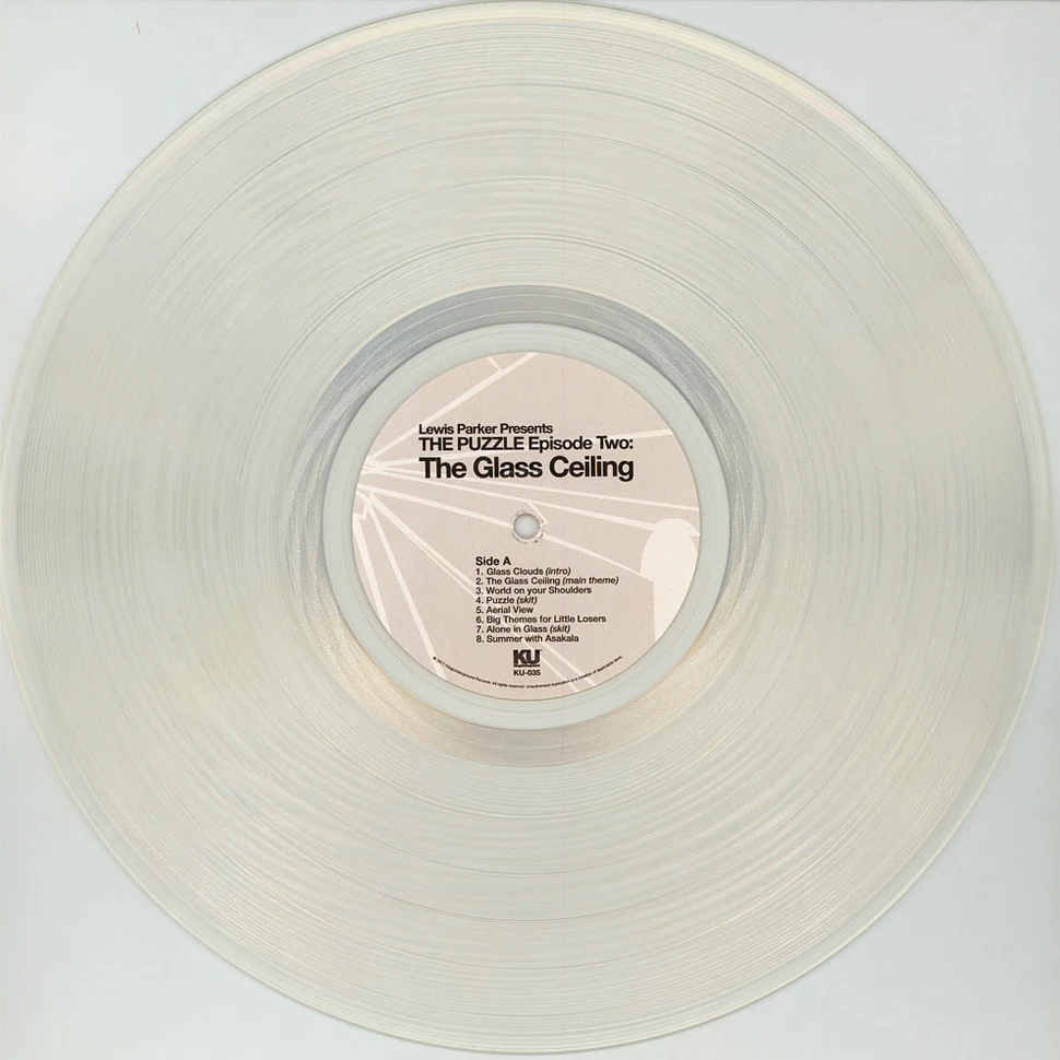 Lewis Parker - The Puzzle Episode Two: The Glass Ceiling Clear White Vinyl Edition