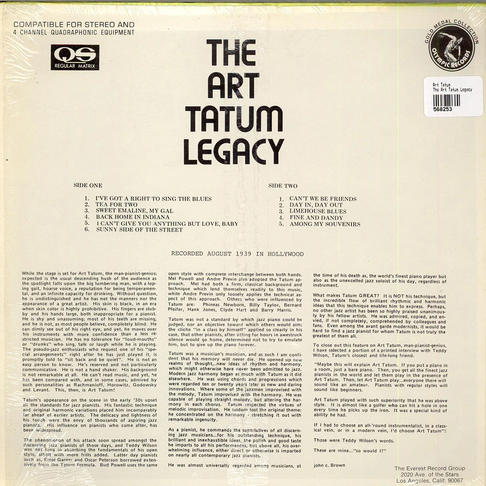 Art Tatum - The Art Tatum Legacy