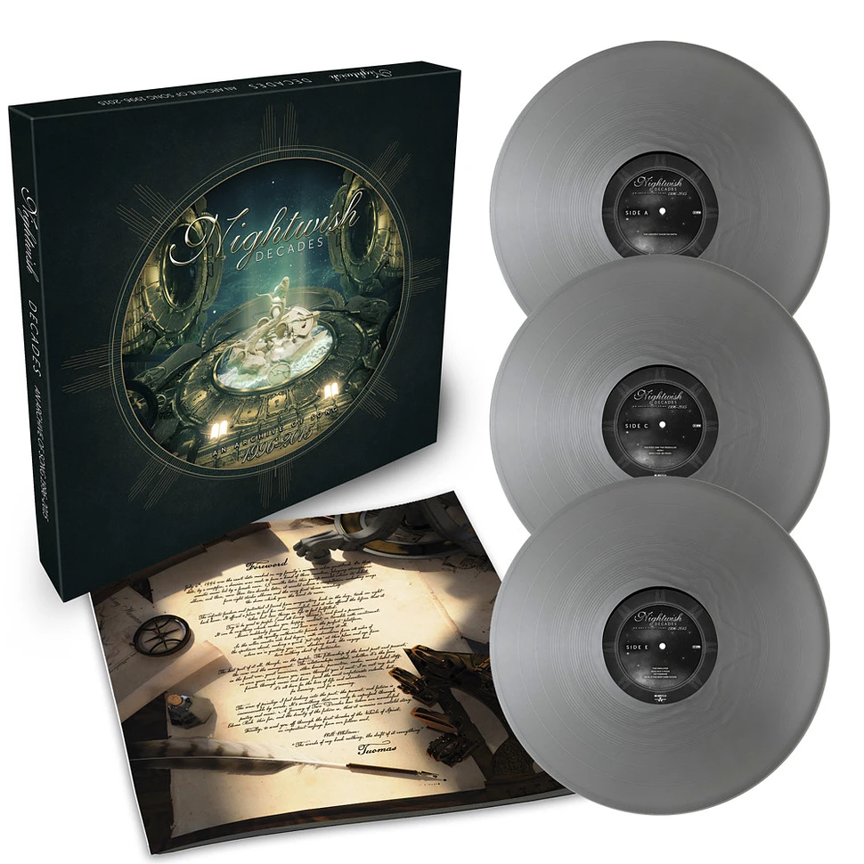 Nightwish - Decades (Best Of 1996-2015) Silver Vinyl Edition