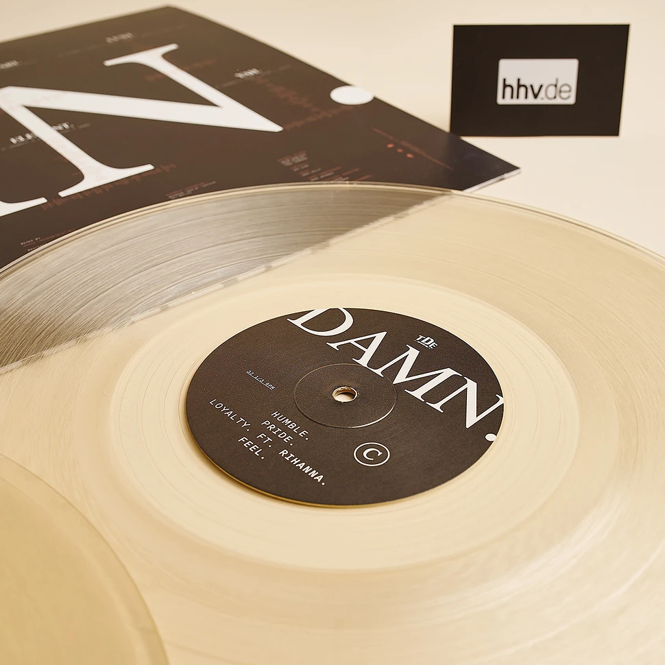 Kendrick Lamar - DAMN. (Reverse) Clear Vinyl Edition