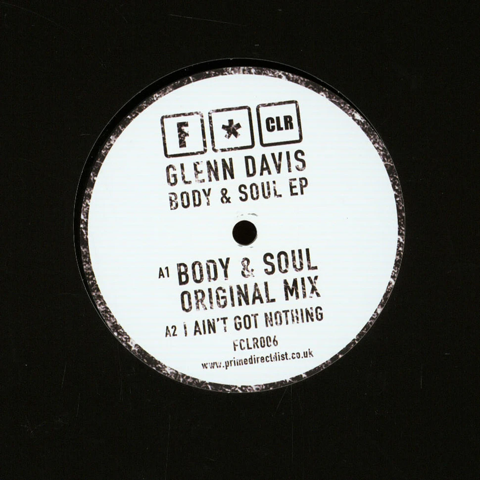 Glenn Davis - Body & Soul EP