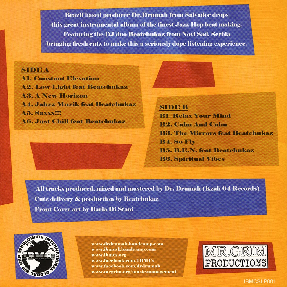 Dr.Drumah - Drumahmental Colored Vinyl Edition