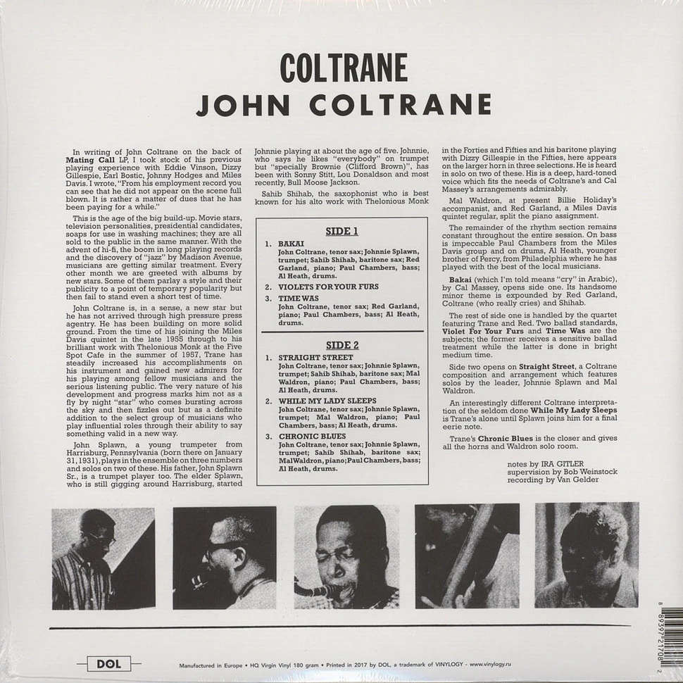 John Coltrane - Coltrane Gatefold Sleeve Edition