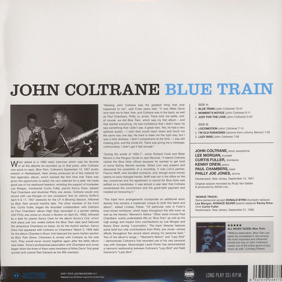 John Coltrane - Blue Train Deluxe Edition