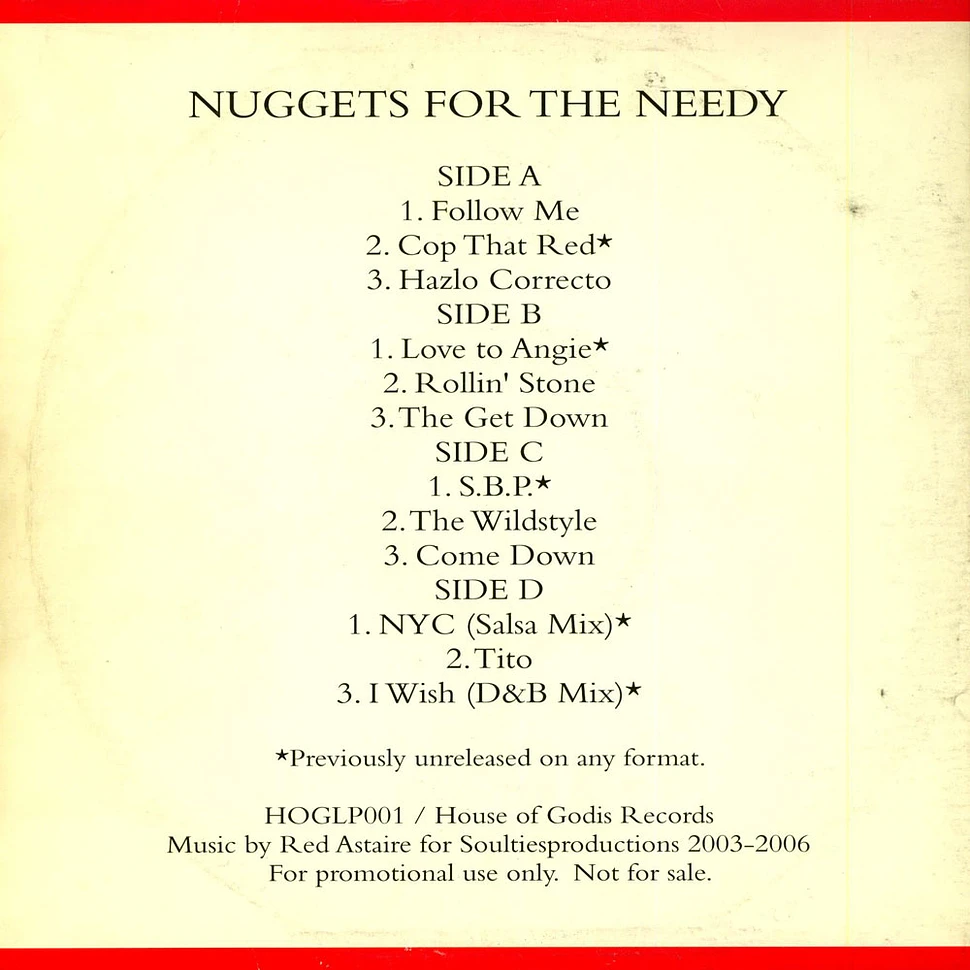 Red Astaire - Nuggets For The Needy