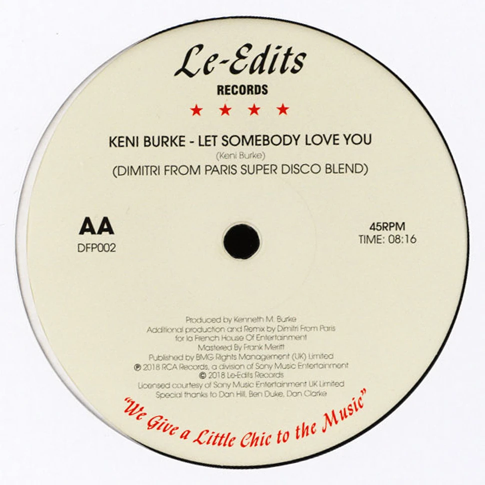 Phyllis Hyman & Keni Burke - You Know How To Love Me / Let Someone Love You (Dimitri From Paris Super Disco Blend)