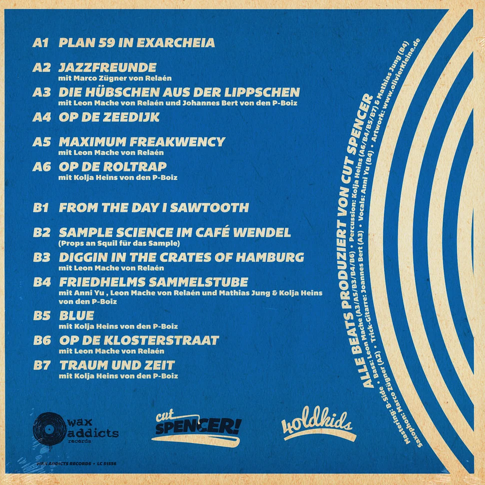 Cut Spencer - Instrumentals A Go Go Blue Vinyl Edition
