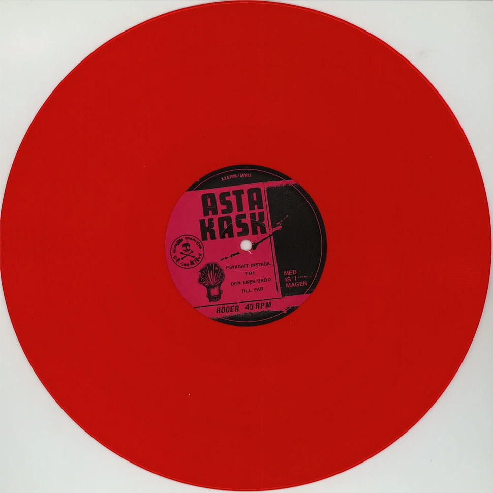 Asta Kask - Med Is I Magen Red Vinyl Edition