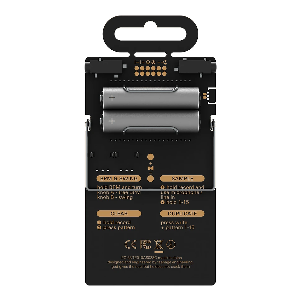 Teenage Engineering - Pocket Operator PO-33 K.O! Micro Sampler