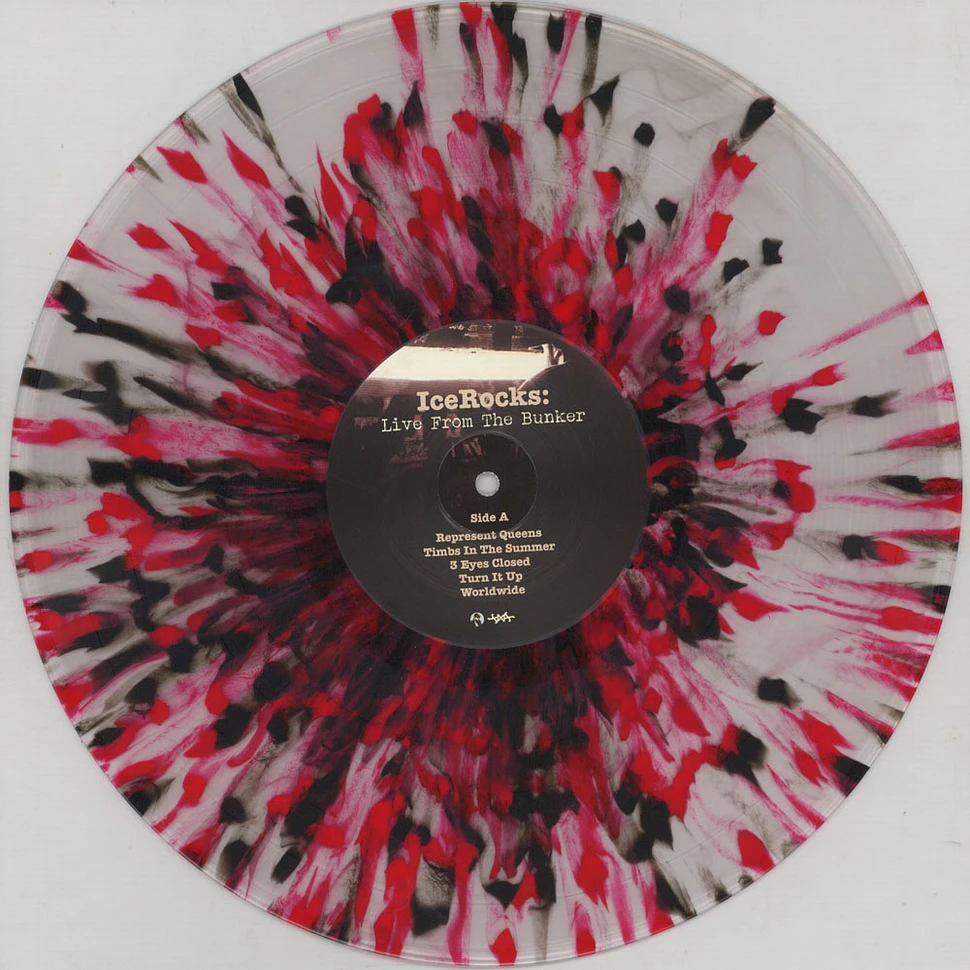 IceRocks of DXA - Live From The Bunker Clear Splatter Vinyl Edition