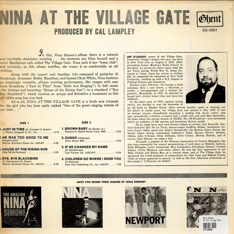 Nina Simone - At The Village Gate