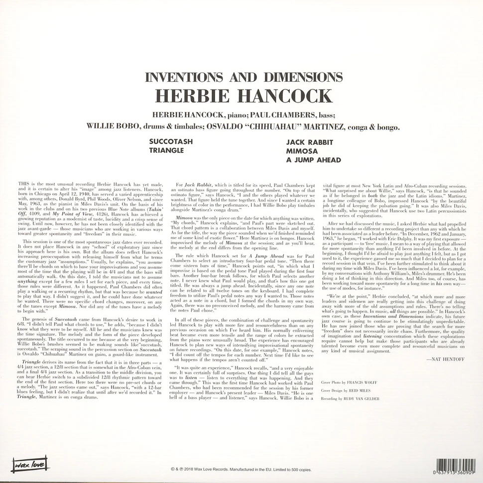 Herbie Hancock - Inventions & Dimensions