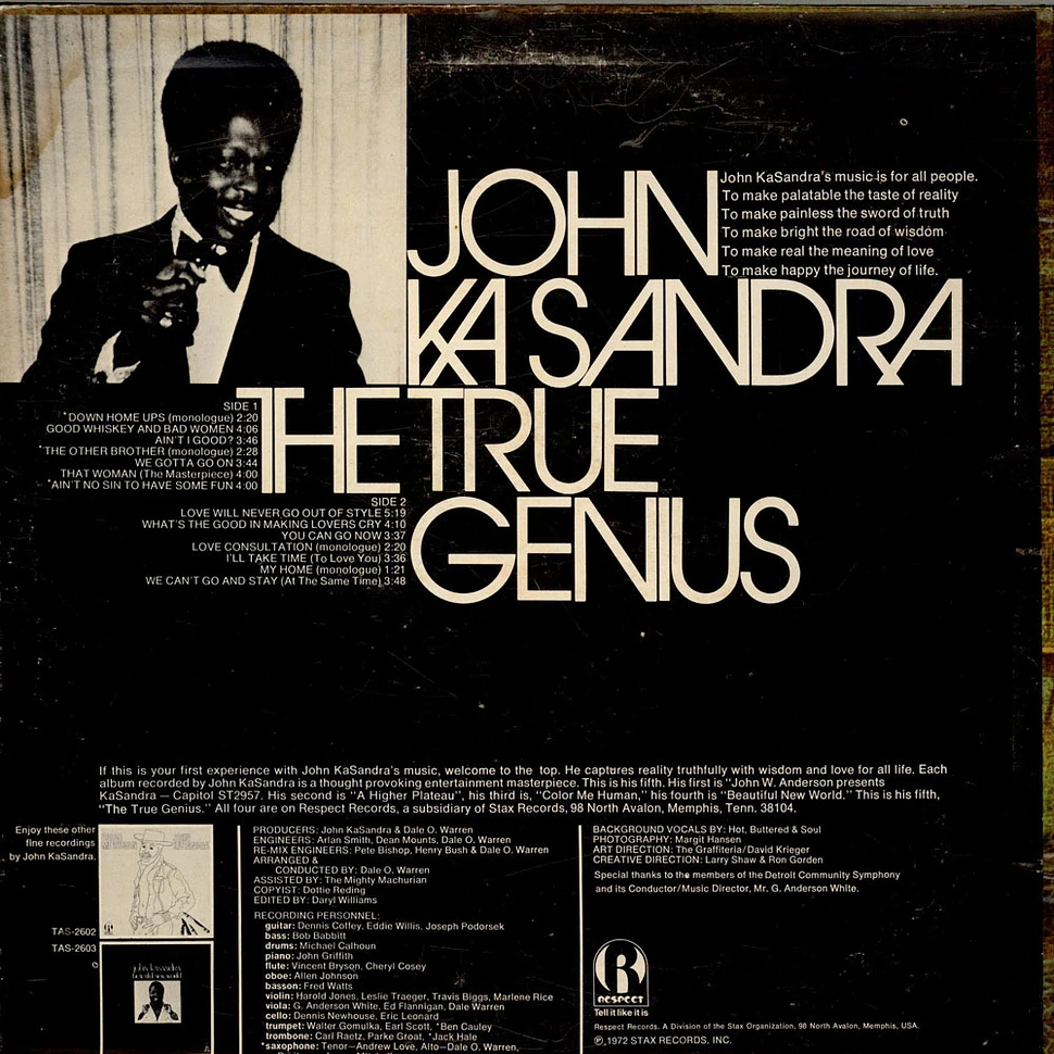 John Kasandra - The True Genius