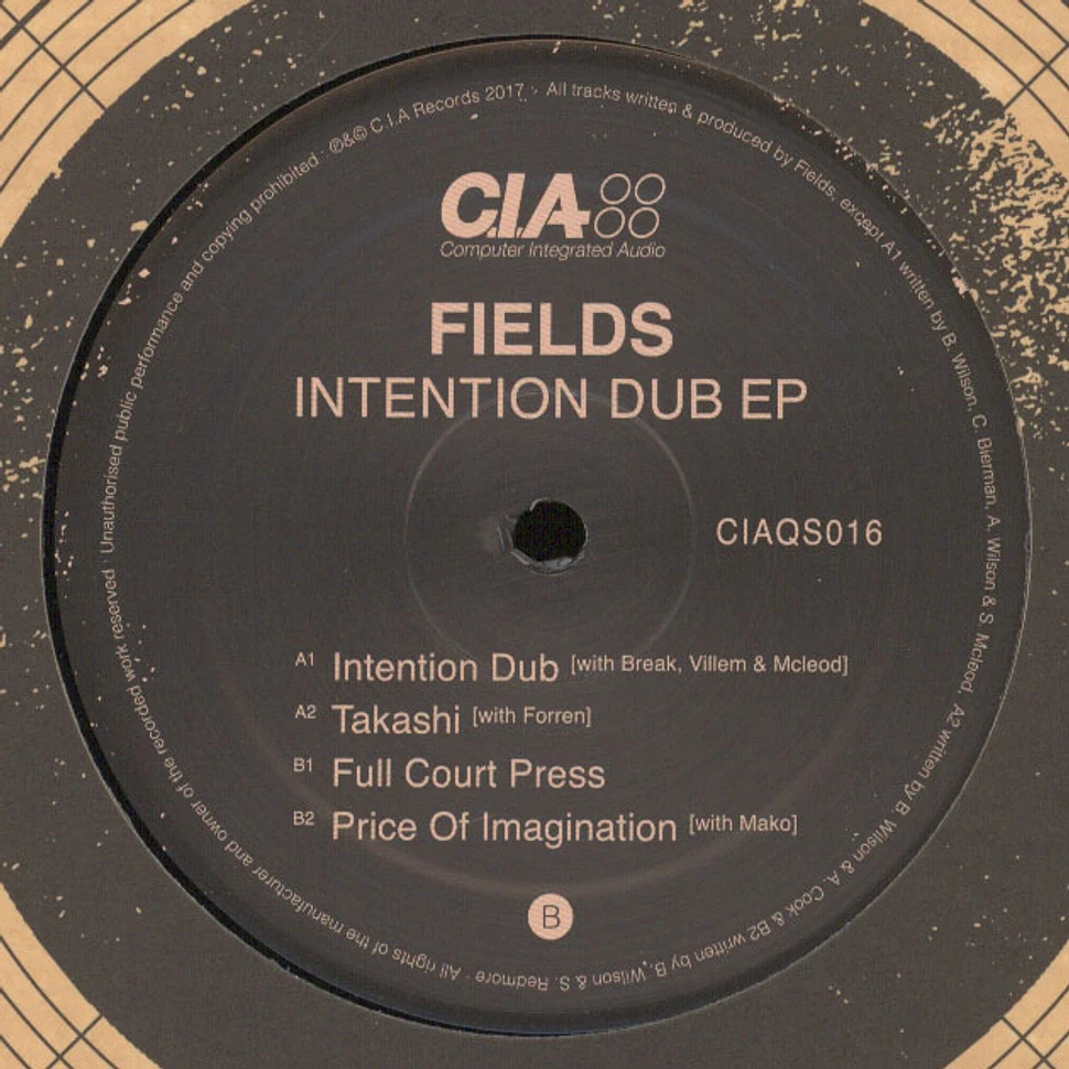 Fields - Intention Dub EP
