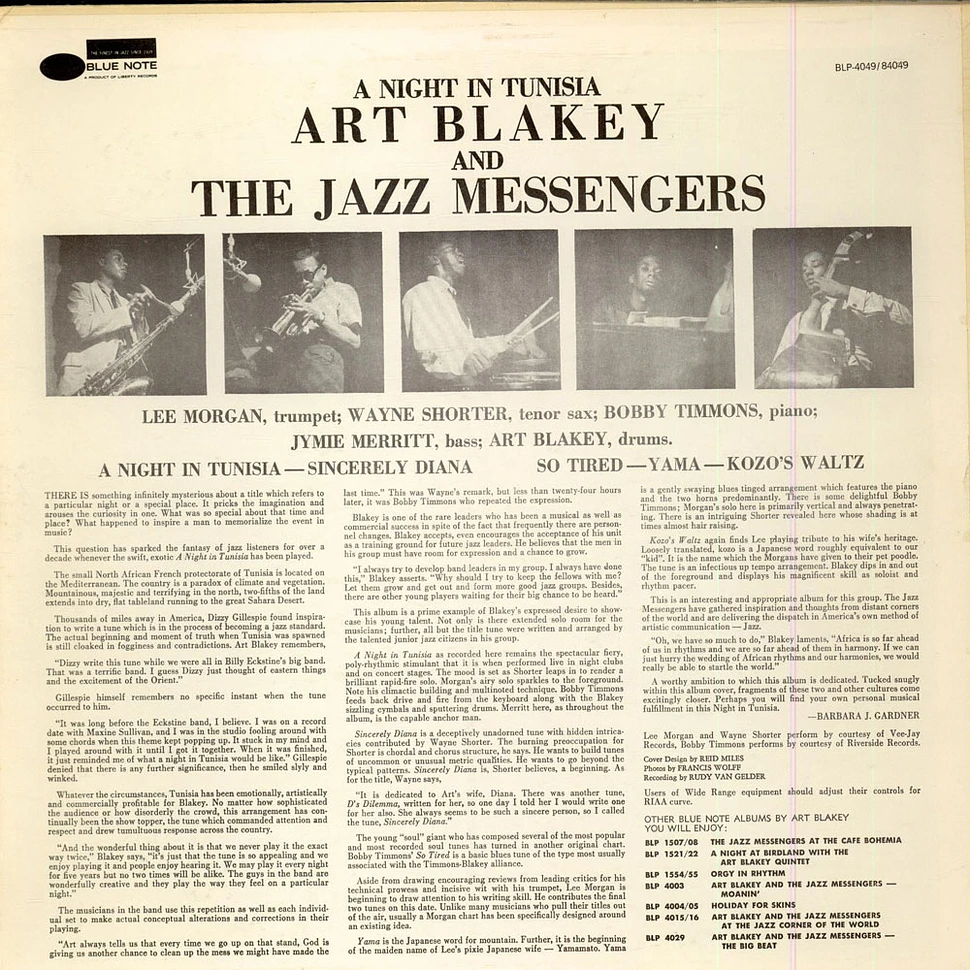 Art Blakey & The Jazz Messengers - A Night In Tunisia