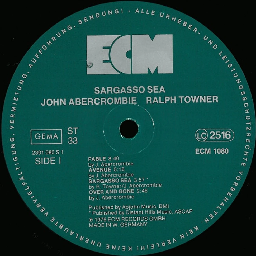 John Abercrombie, Ralph Towner - Sargasso Sea