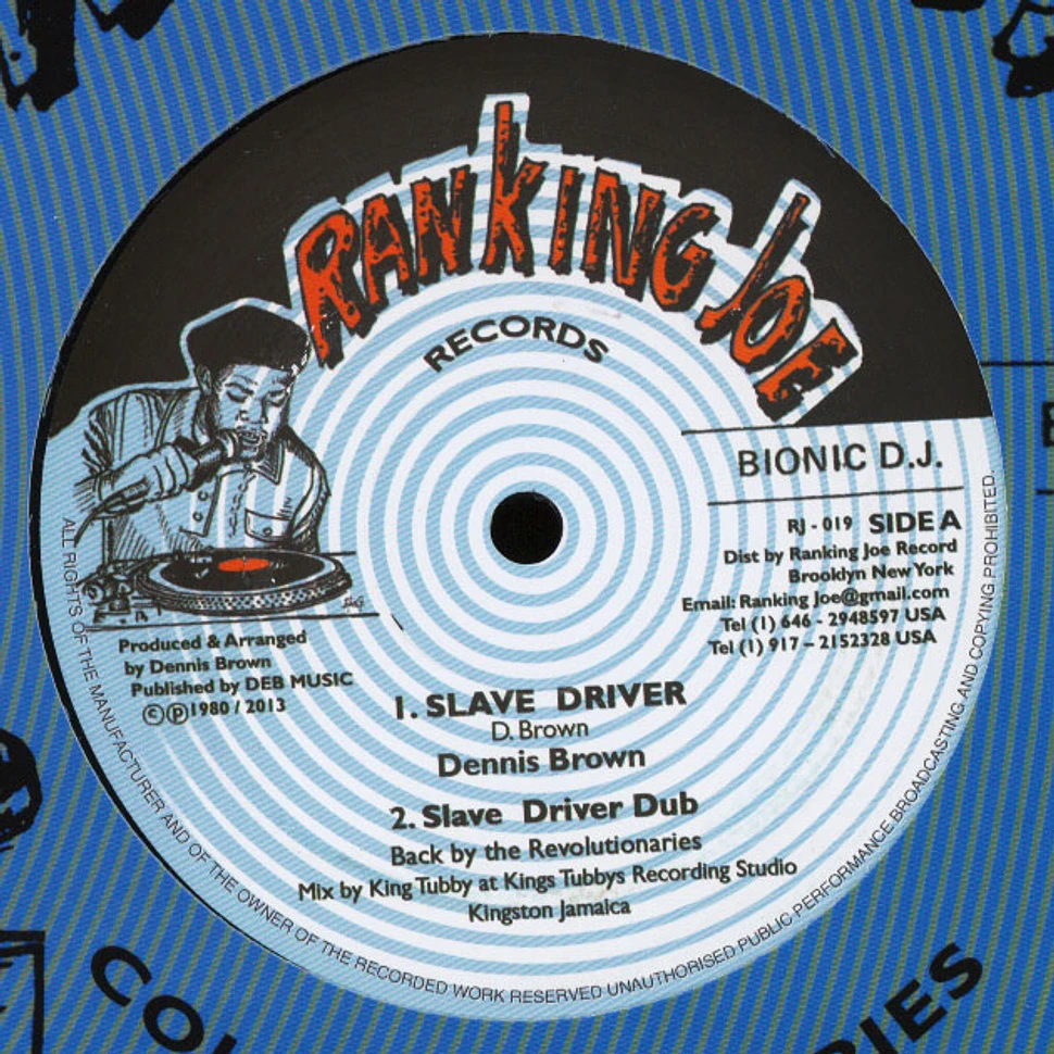 Dennis Brown / Ranking Joe - Slave Driver / Slave Driver Catch A Fire