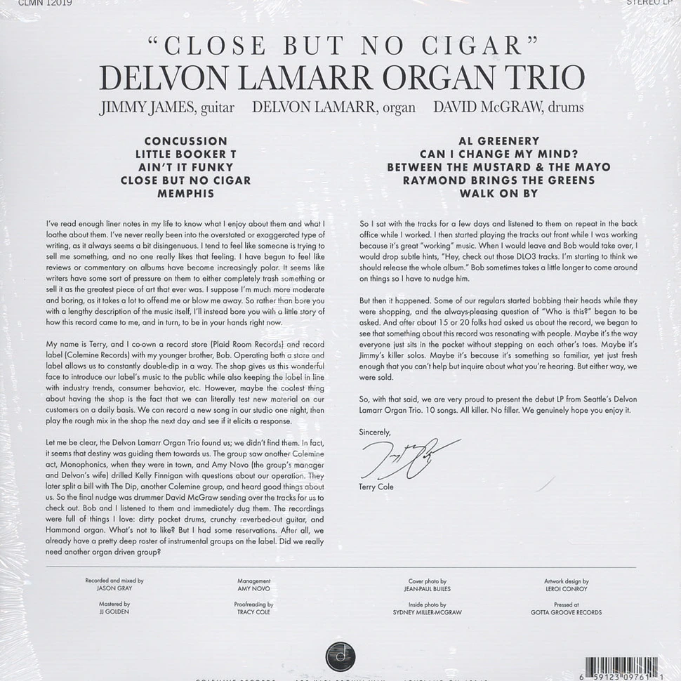 Delvon Lamarr Organ Trio - Close But No Cigar Black Vinyl Edition