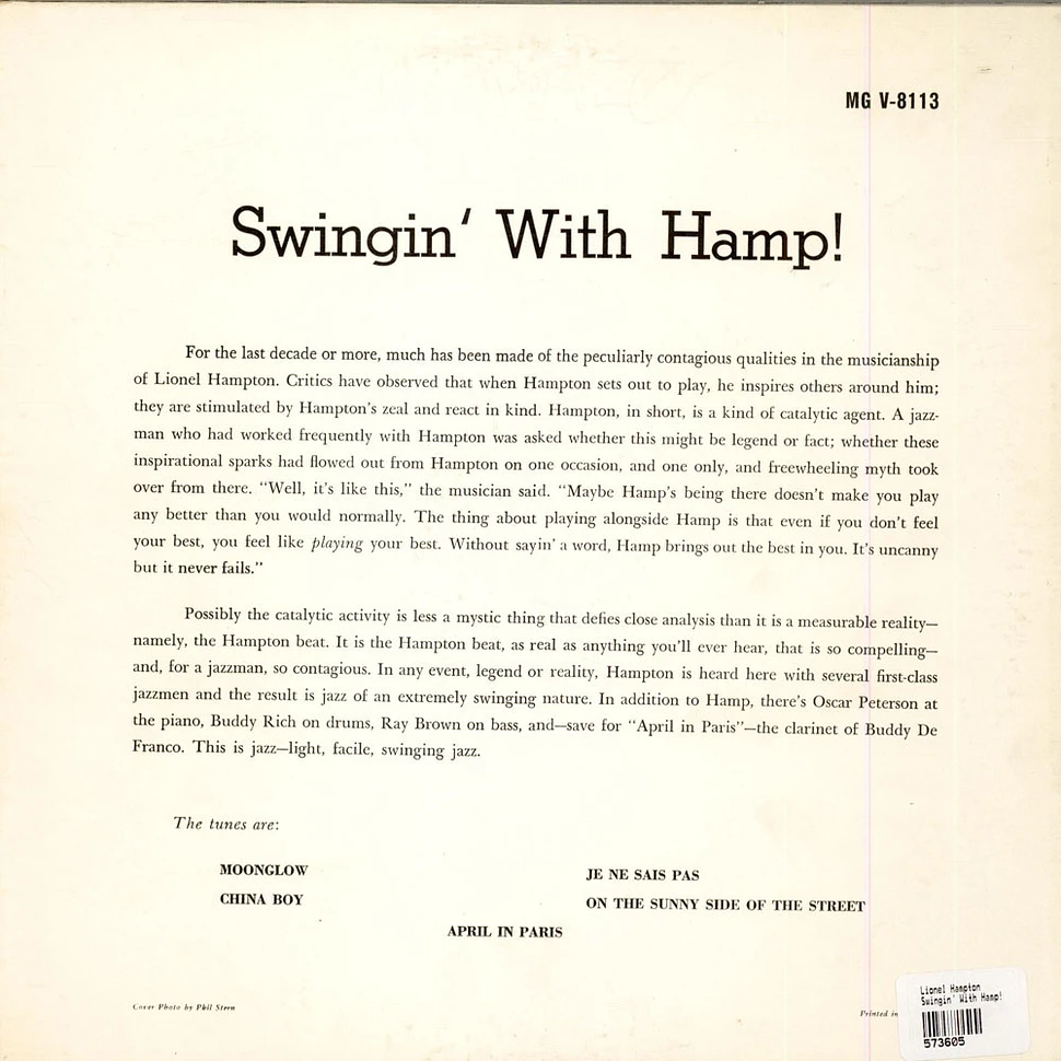 Lionel Hampton - Swingin' With Hamp!