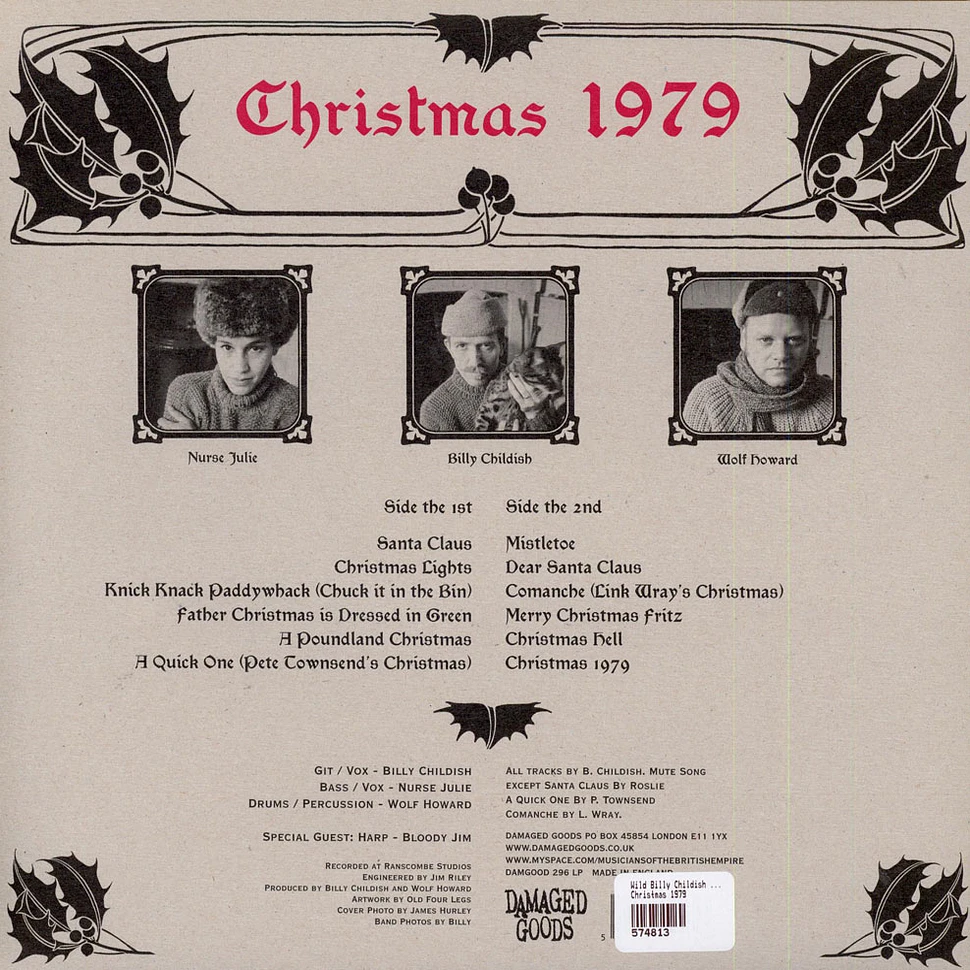 Wild Billy Childish & The Musicians Of The British Empire - Christmas 1979