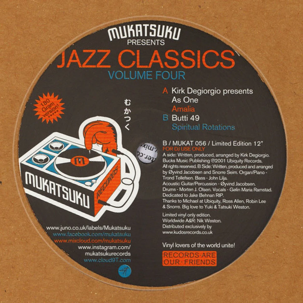 Kirk Degiorgio presents As One & Butti 49 - Jazz Classics Volume 4