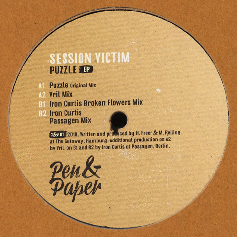 Session Victim - Puzzle EP Vril & Iron Curtis Remix