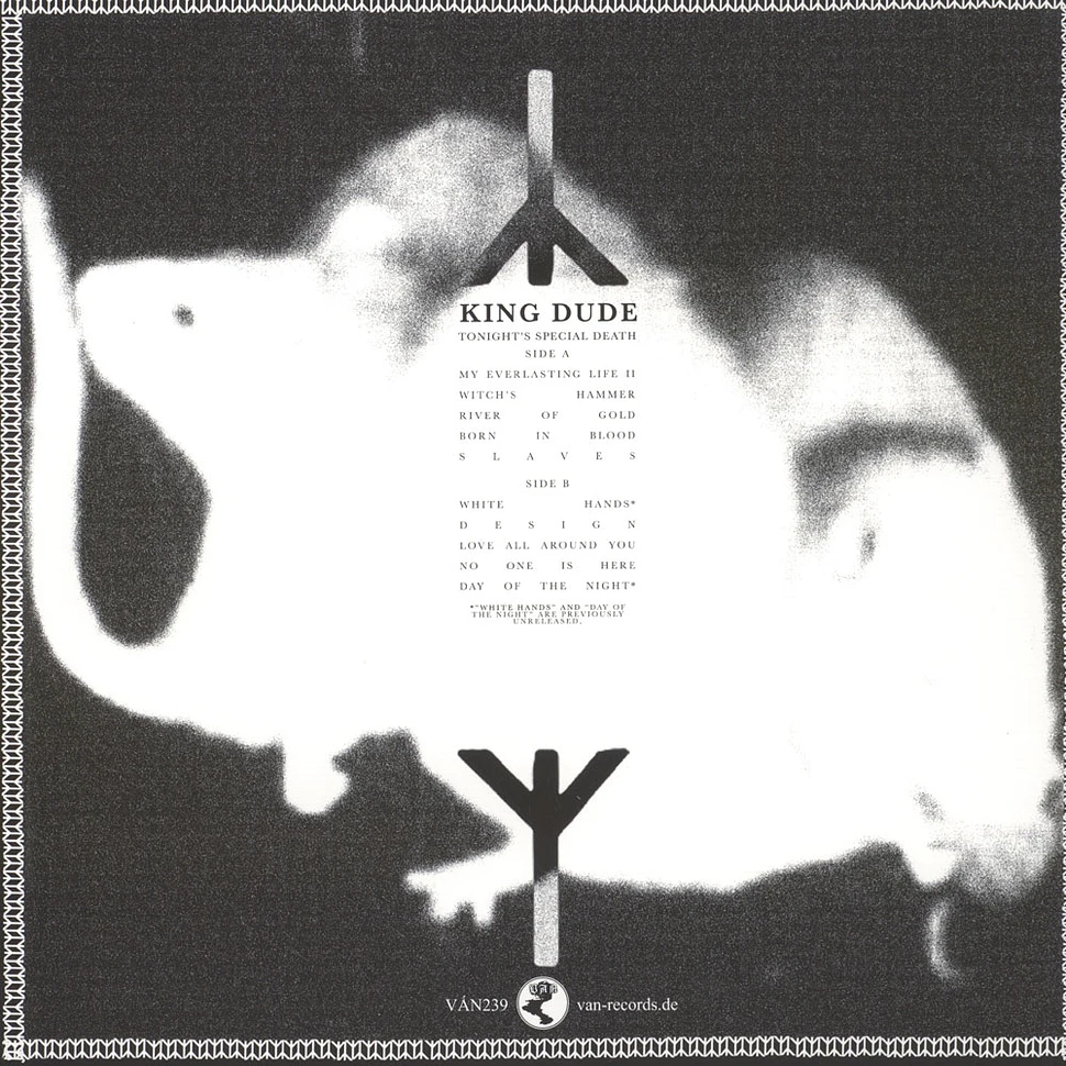 King Dude - Tonight's Special Death Black Vinyl Edition