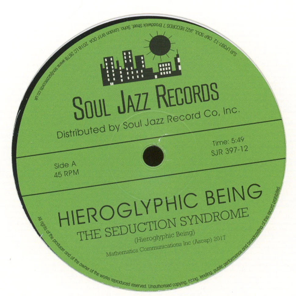 Hieroglyphic Being - The Seduction Syndrome / Black FM