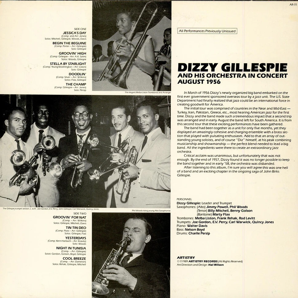 Dizzy Gillespie Big Band - On Tour With Dizzy Gillespie And His Big Band 1956
