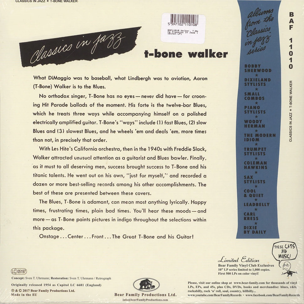 T-Bone Walker - Classics In Jazz