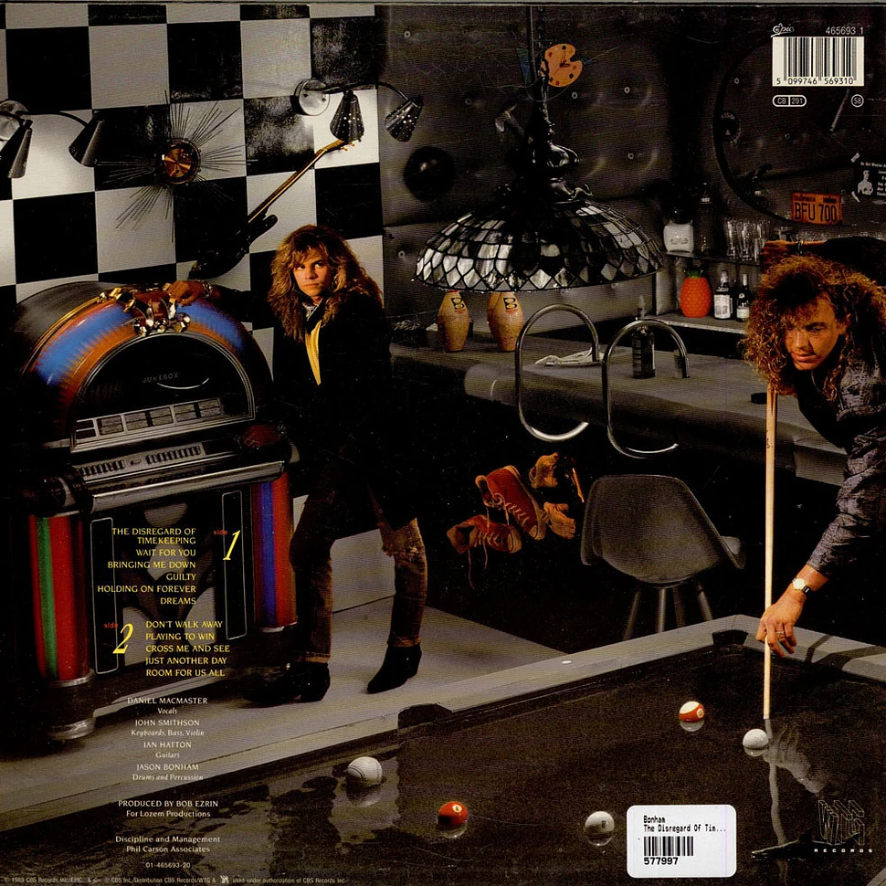 Bonham - The Disregard Of Timekeeping