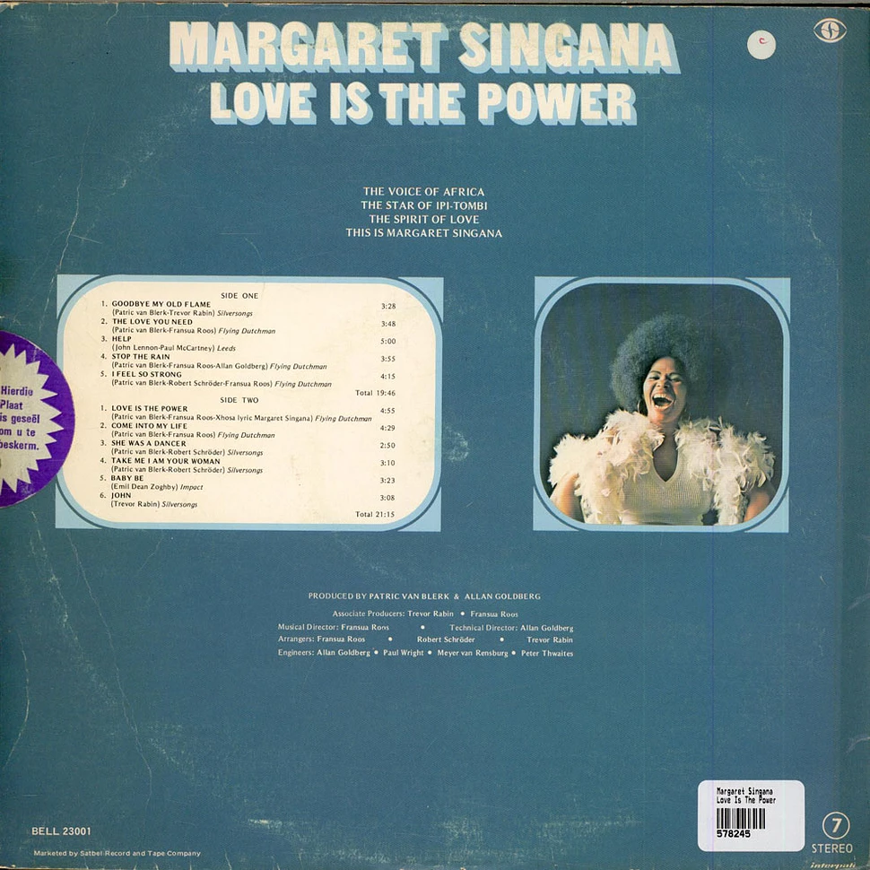 Margaret Singana - Love Is The Power