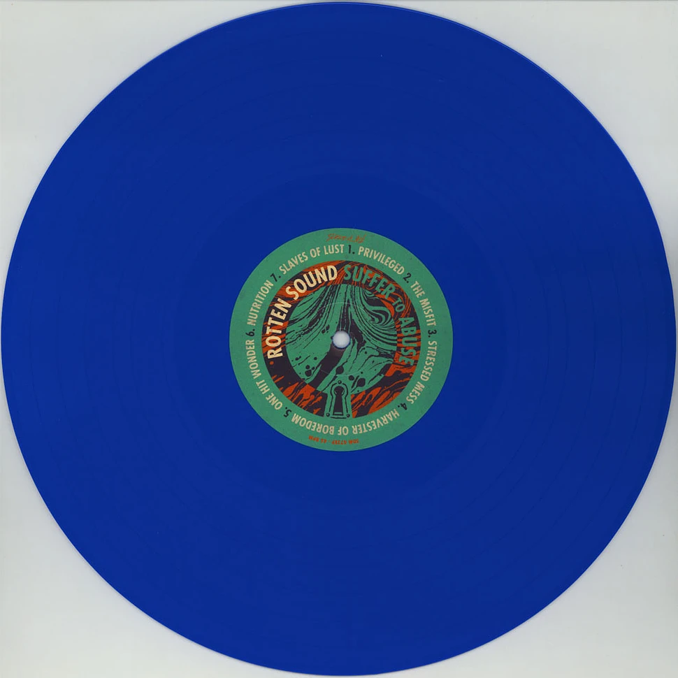 Rotten Sound - Suffer To Abuse Blue Vinyl Edition