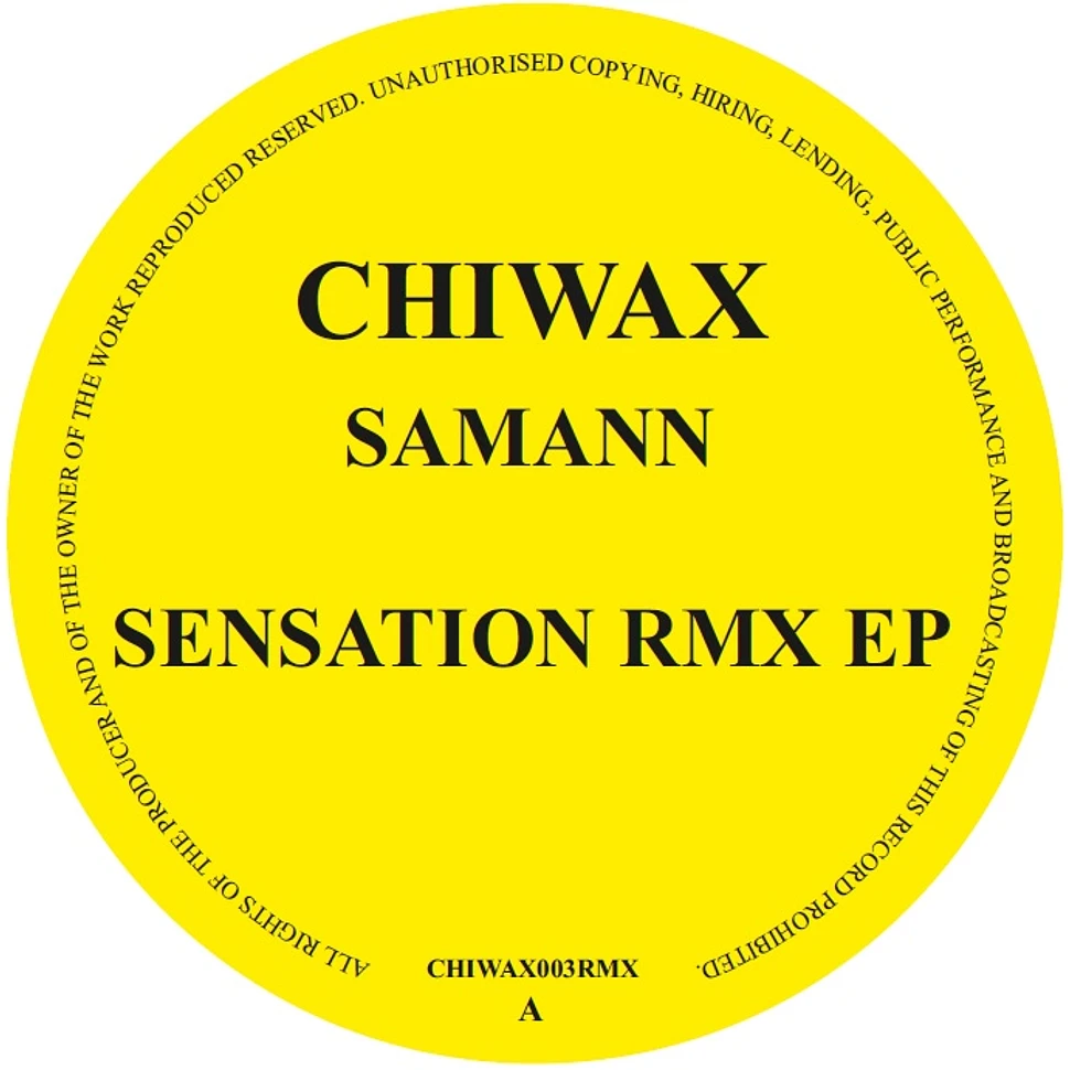 Samann - Sensation Remix Ep