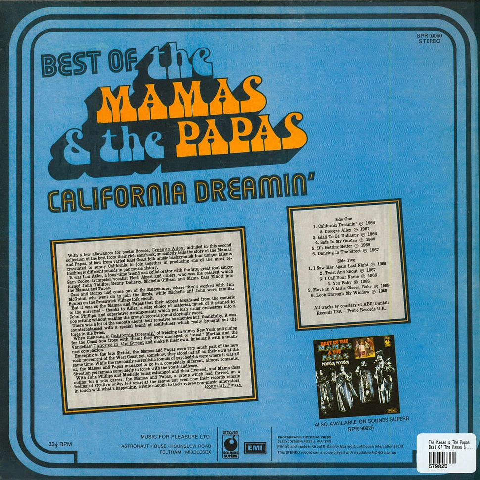 The Mamas & The Papas - Best Of The Mamas & The Papas - California Dreamin'