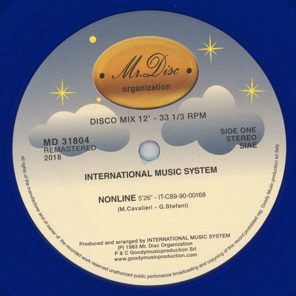 International Music System - IMS Remastered 2018 Transparent Blue Vinyl Edition