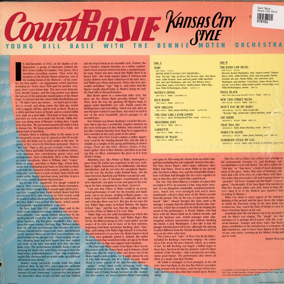Count Basie - Kansas City Style