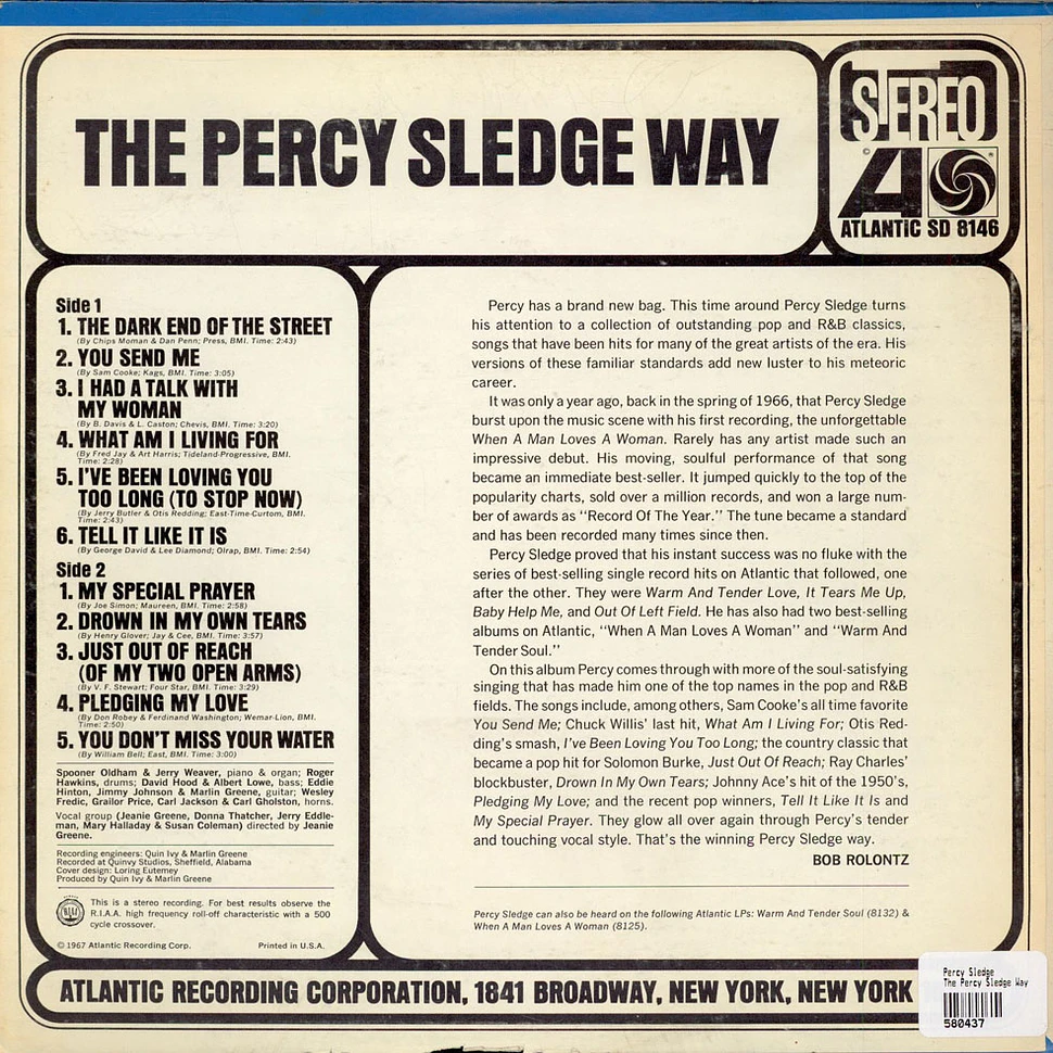 Percy Sledge - The Percy Sledge Way
