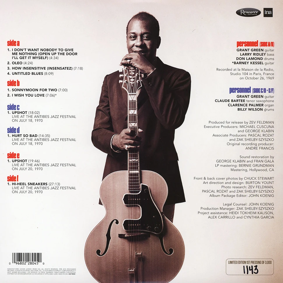 Grant Green - Funk In France: From Paris To Antibes (1969