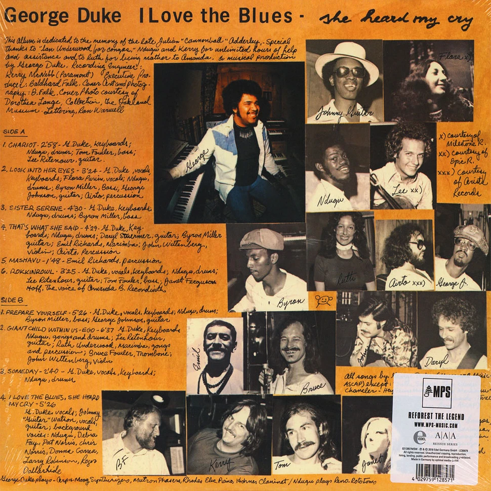 George Duke - I Love The Blues, She Heard My Cry